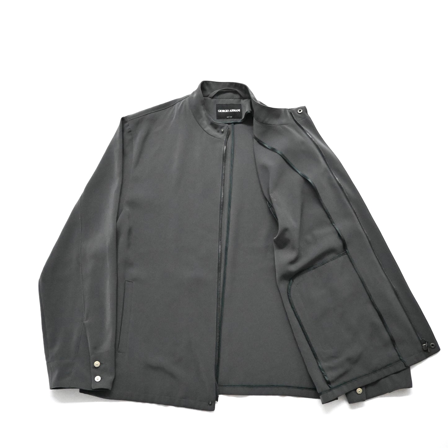1990s giorgio armani polyester blouson 52