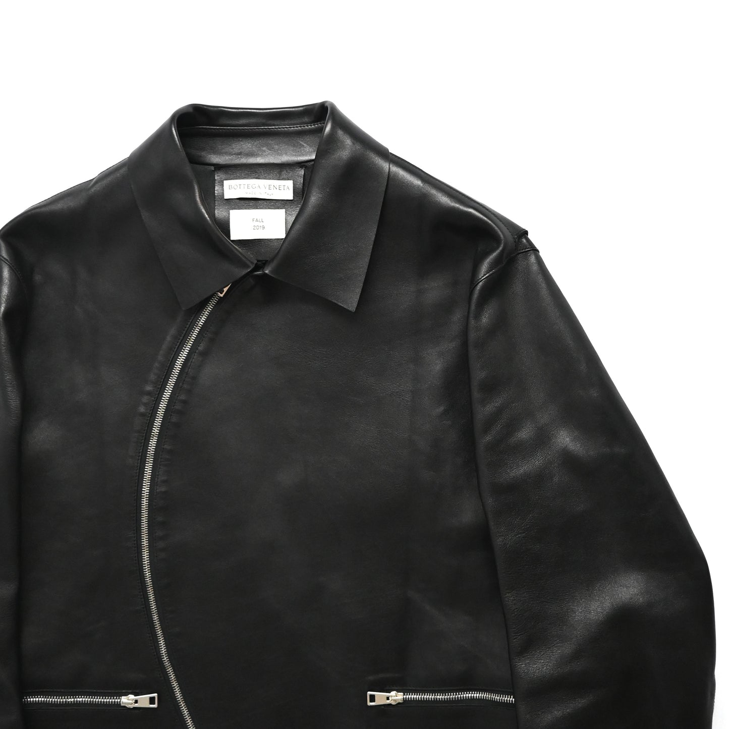 2019aw bottega veneta curve zip cow leather jacket 52 by Daniel Lee