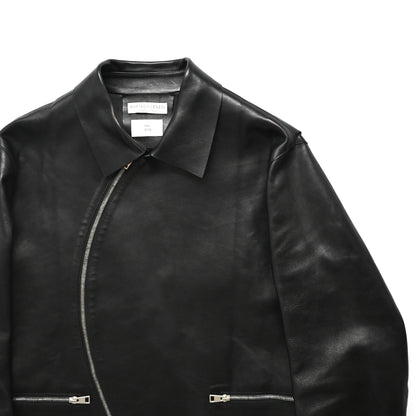 2019aw bottega veneta curve zip cow leather jacket 52 by Daniel Lee
