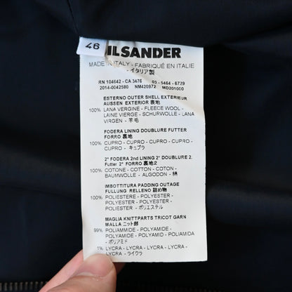 2014aw jil sander virgin wool short blouson 46
