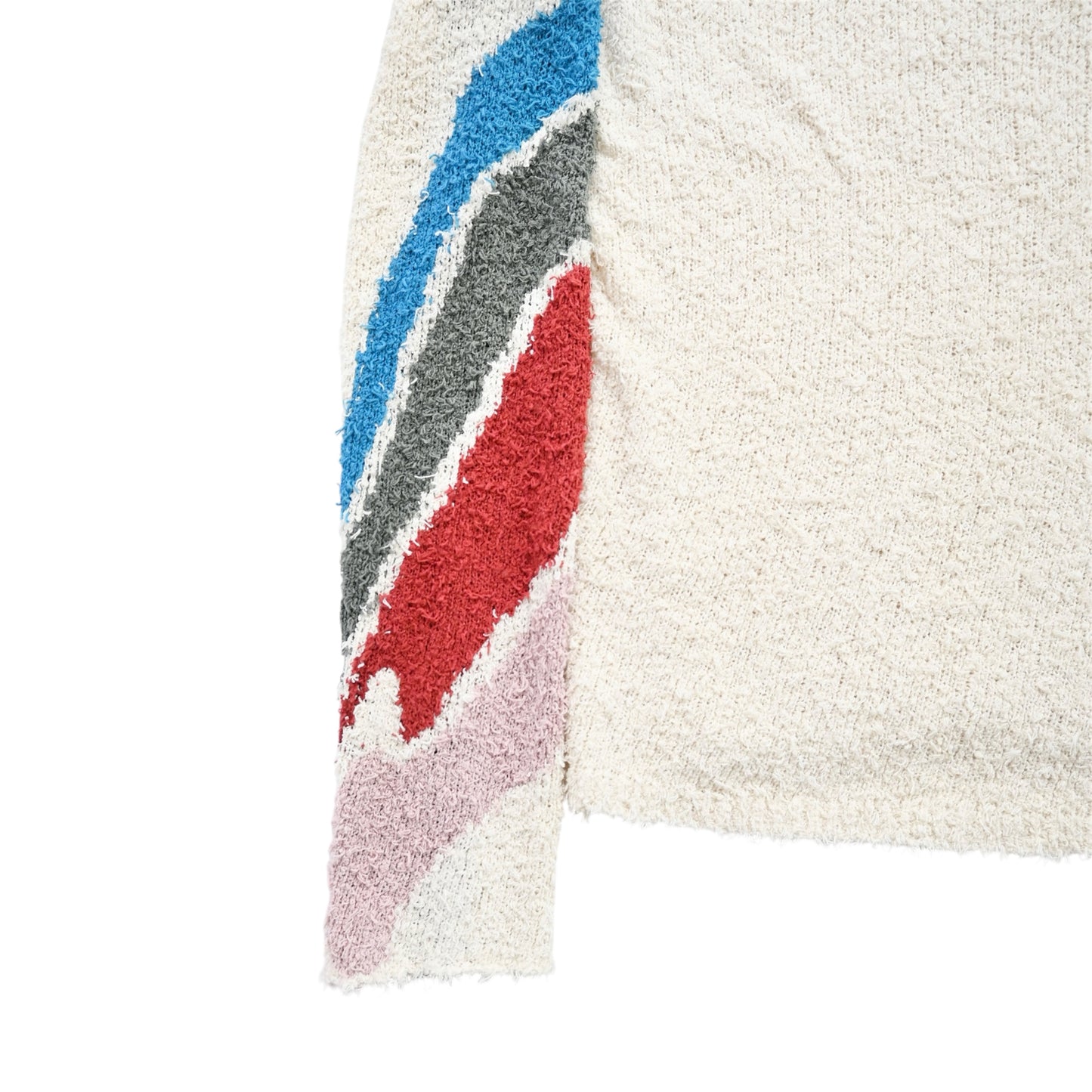 2018aw kiko kostadinov delva sleeve Intarsia knit sweater L