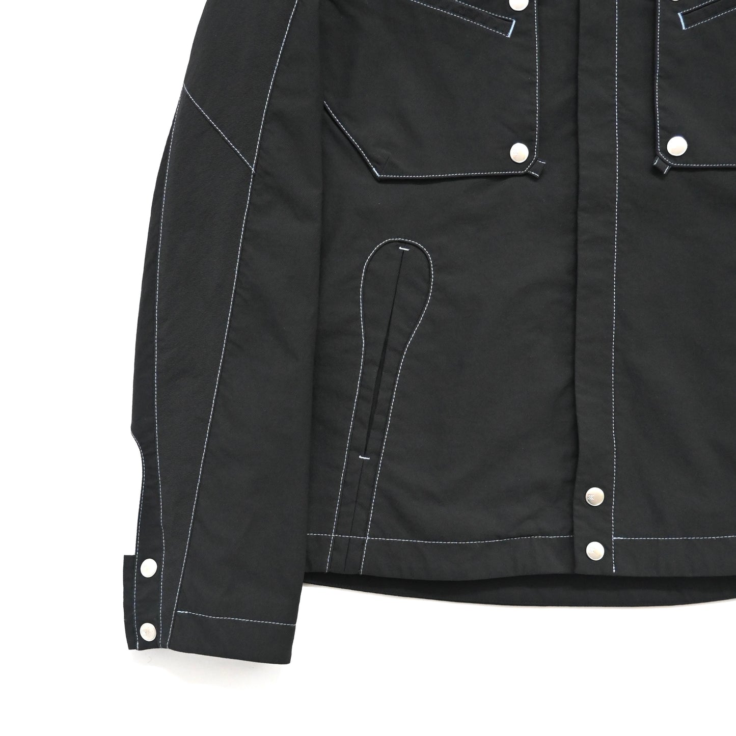 2023aw kiko kostadinov kk jacket 08 jet black 46