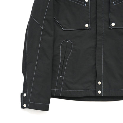2023aw kiko kostadinov kk jacket 08 jet black 46