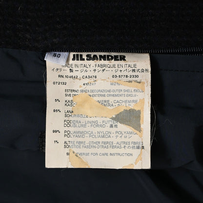 2007aw jil sander virgin wool half coat 50 by raf simons