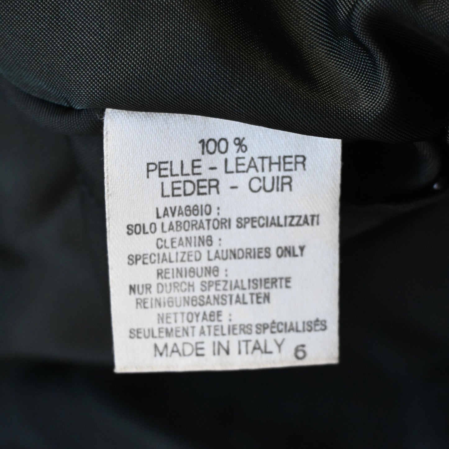 1990s gianfranco ferre stripe piping leather bomber jacket 50