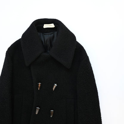 2018aw namacheko shetland wool pea coat M