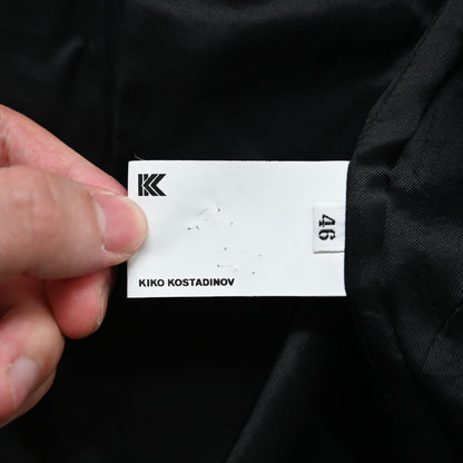 2023aw kiko kostadinov kk jacket 08 jet black 46