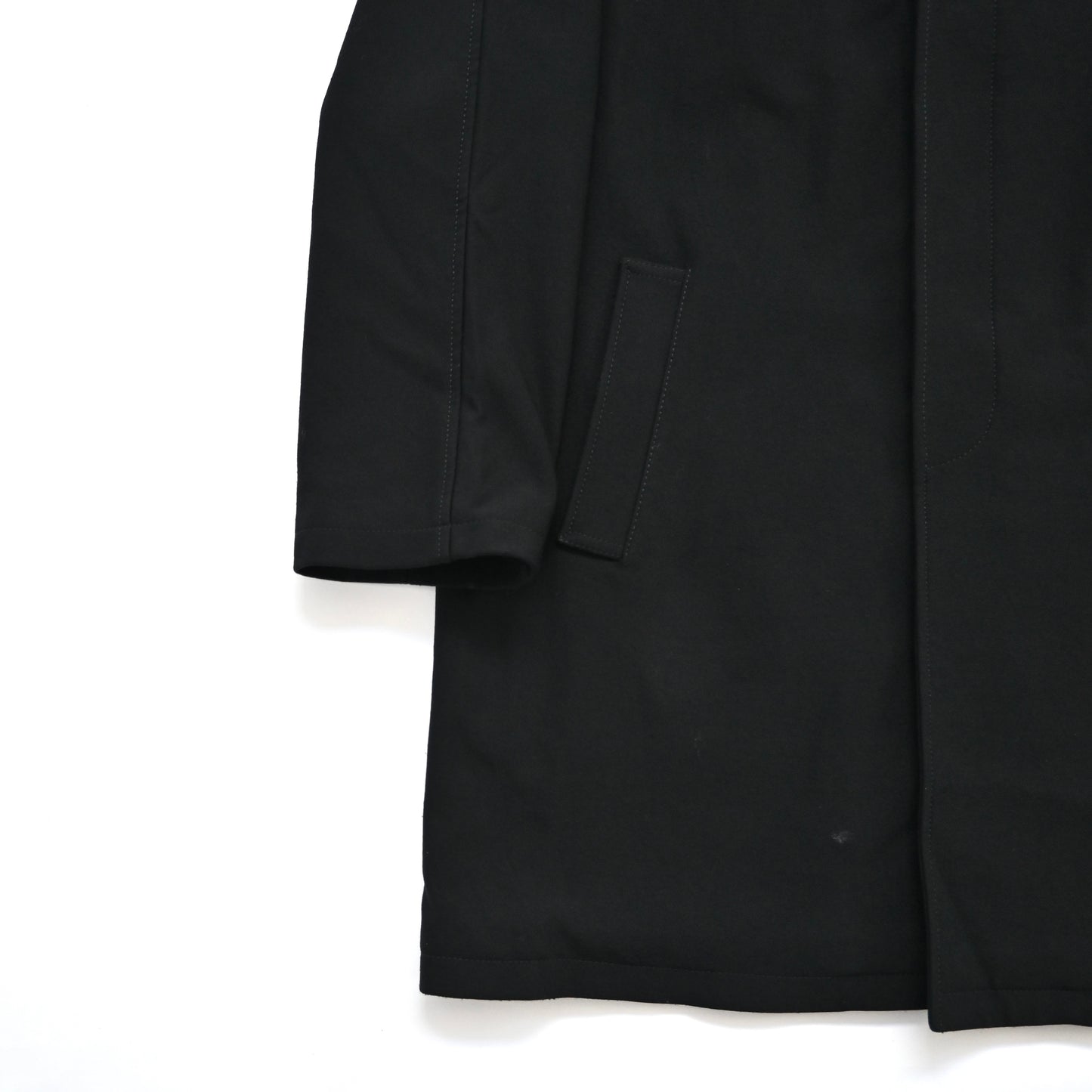 1998aw prada nylon chesterfield coat S