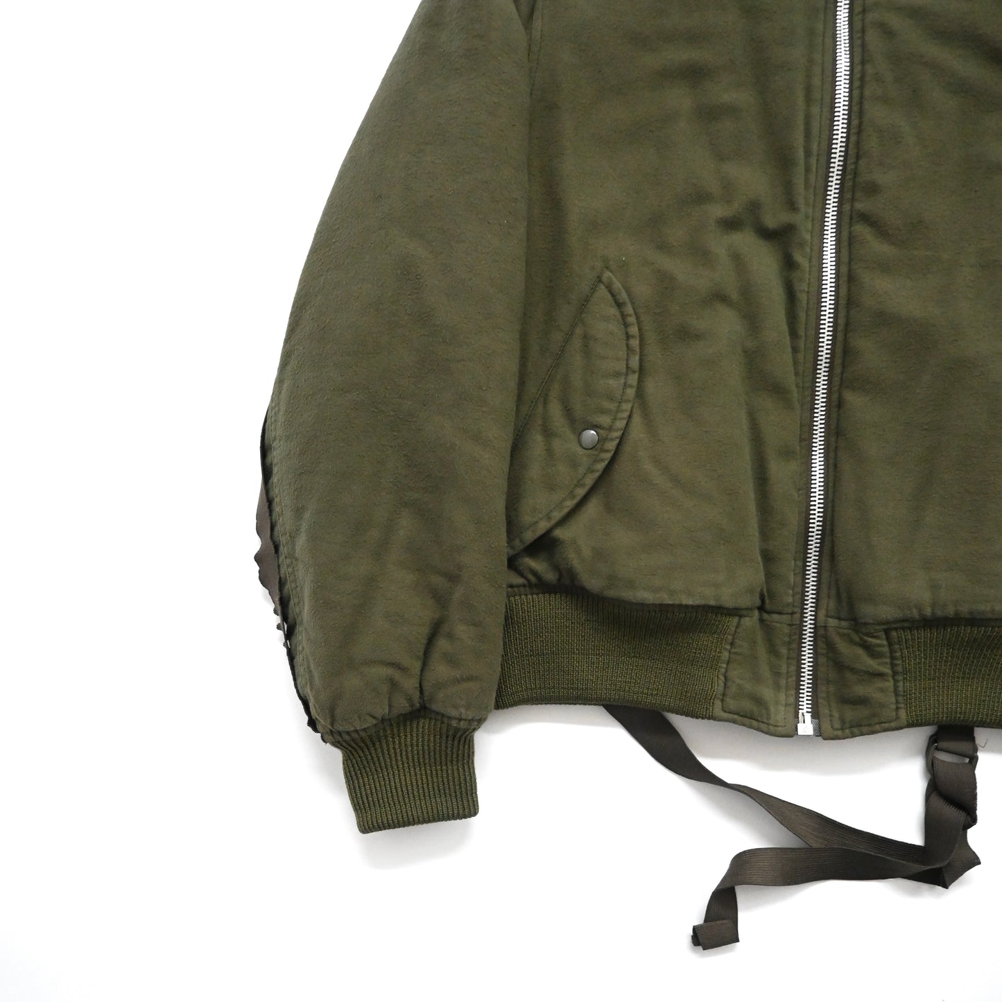 2003aw helmut lang bondage cotton bomber jacket 46