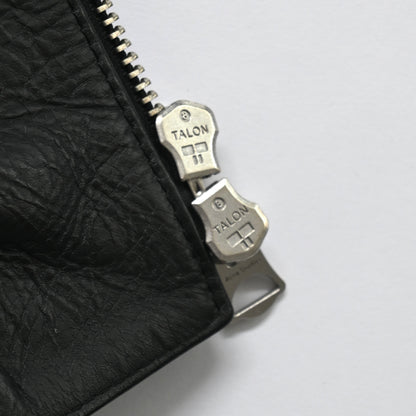 2016ss acne studios calfskin black leather jacket 48