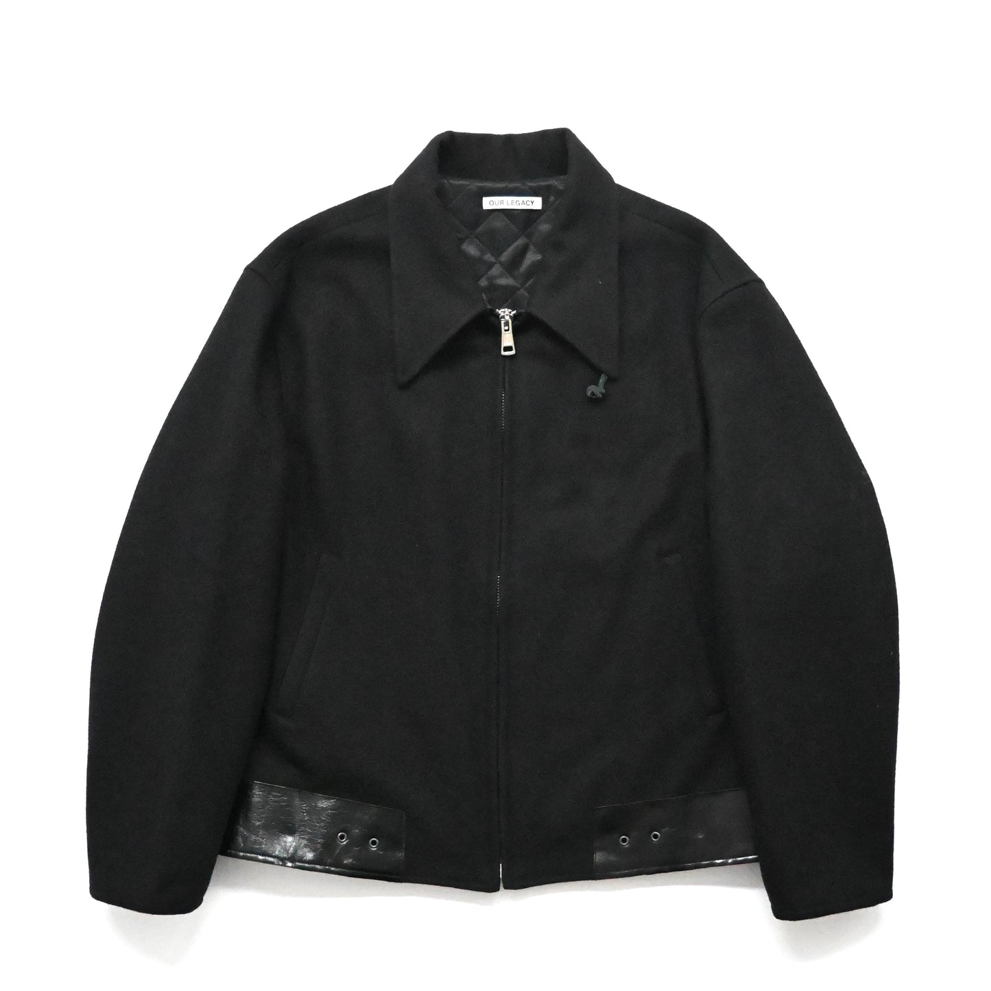 2023aw our legacy black leather hum jacket 48