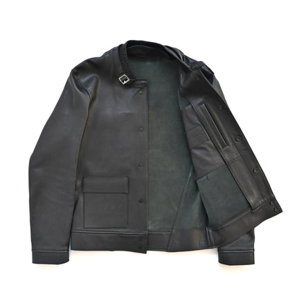 2011aw balenciaga leather ma-1 jacket 46