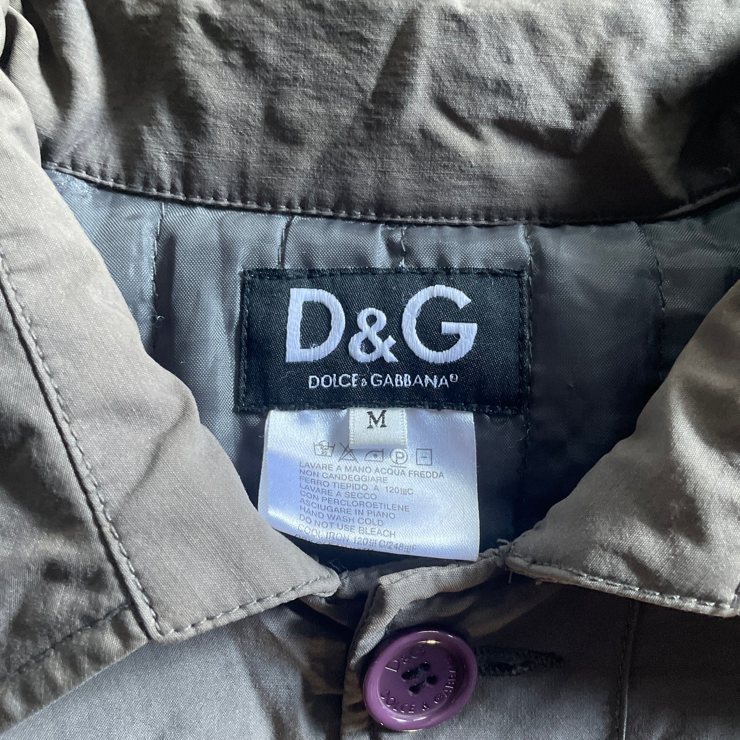 2003aw dolce&gabbana military parachute bomber jacket M