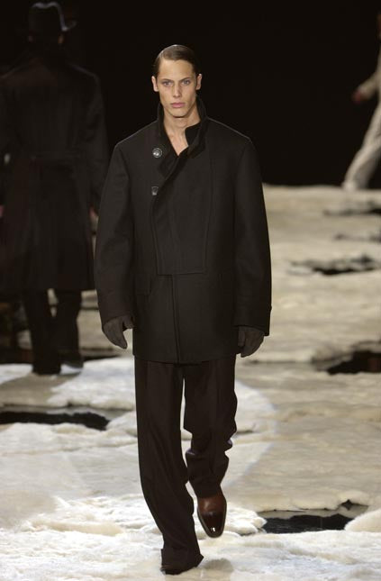 2002aw gucci wool double breasted coat 48 by Tom ford