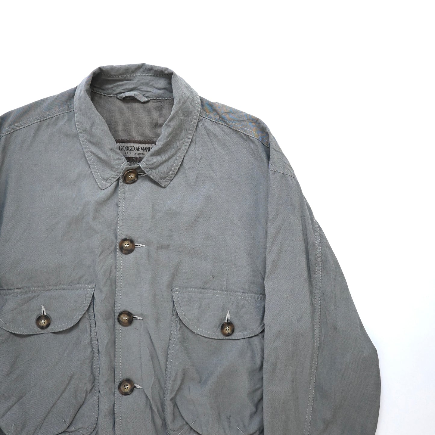 1990s giorgio armani nylon flight jacket 48