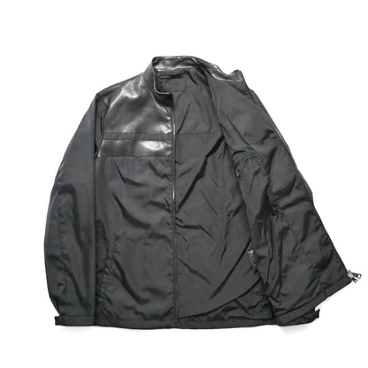 2011aw prada leather docking  nylon blouson 48