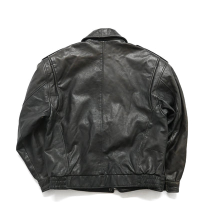 1990s gianfranco ferre cow leather jacket 48