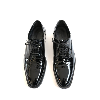 2020aw balenciaga glossy patented calfskin shoes 42