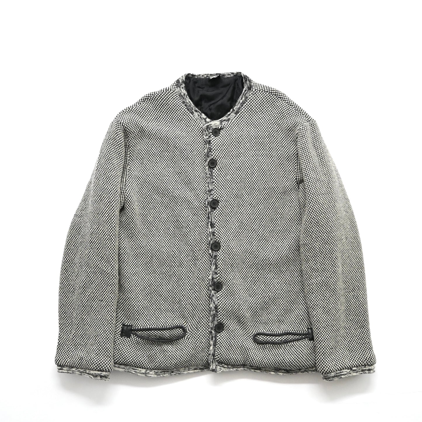 1990s gianfranco ferre tweed jacket 52