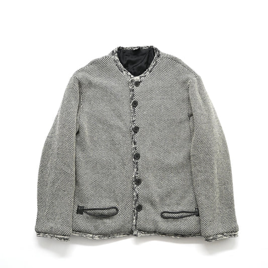 1990s gianfranco ferre tweed jacket 52