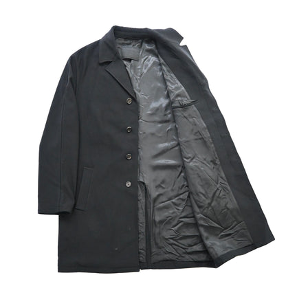 1998aw prada nylon chesterfield coat S