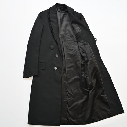 2001aw Yves saint laurent rive gauch fur docking wool coat 44 by Tom ford