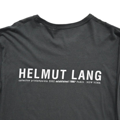2002ss helmut lang cotton logo shirt XL