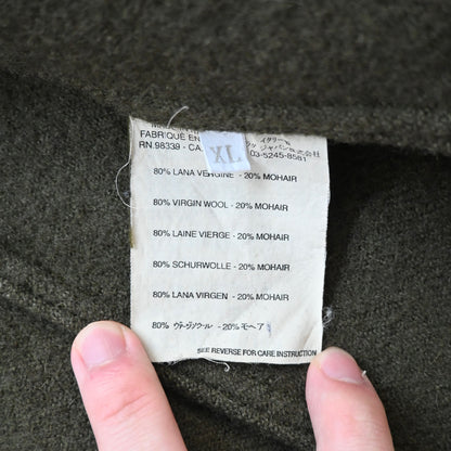 2000s miu miu wool coach jacket XL