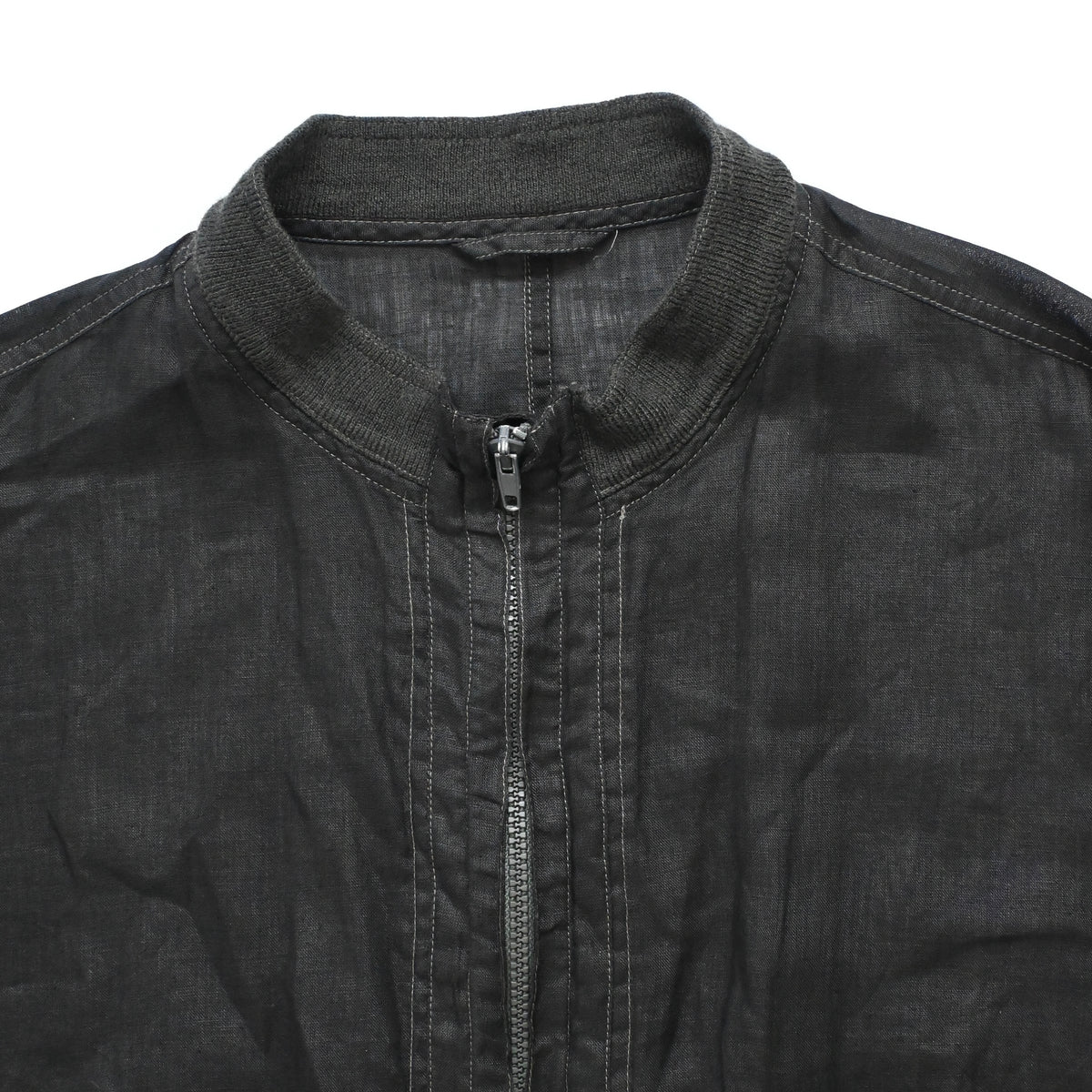 1980s gianni versace linen bomber jacket 48