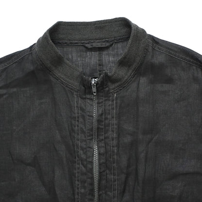 1980s gianni versace linen bomber jacket 48