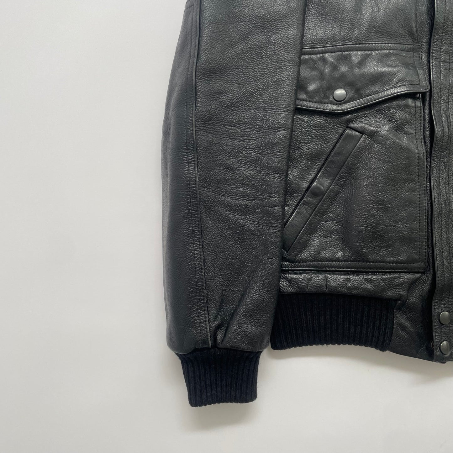2003aw veronique branquinho caw leather flight jacket 46