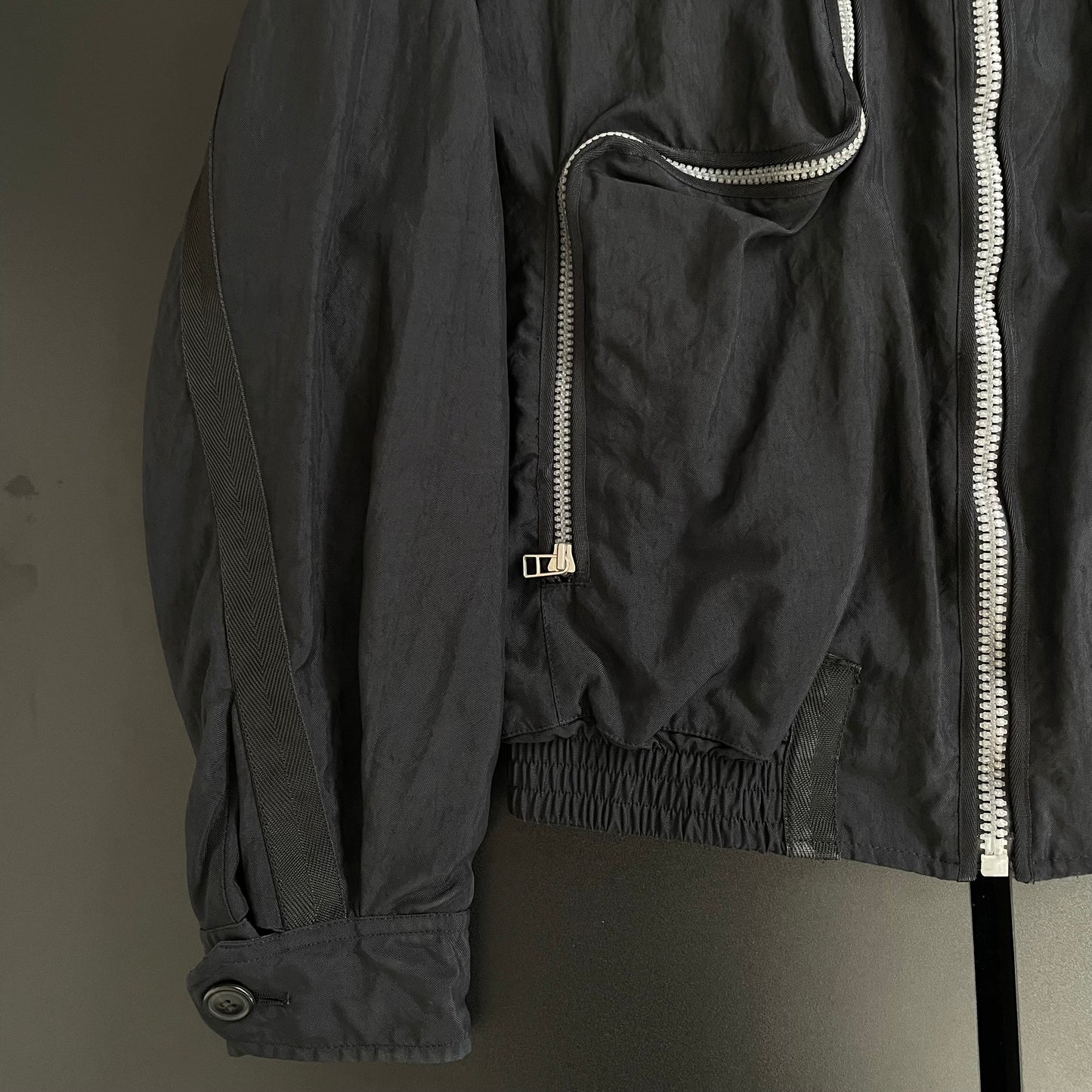 1993ss issey miyake lengthy two-way zippers reversible short  blouson L