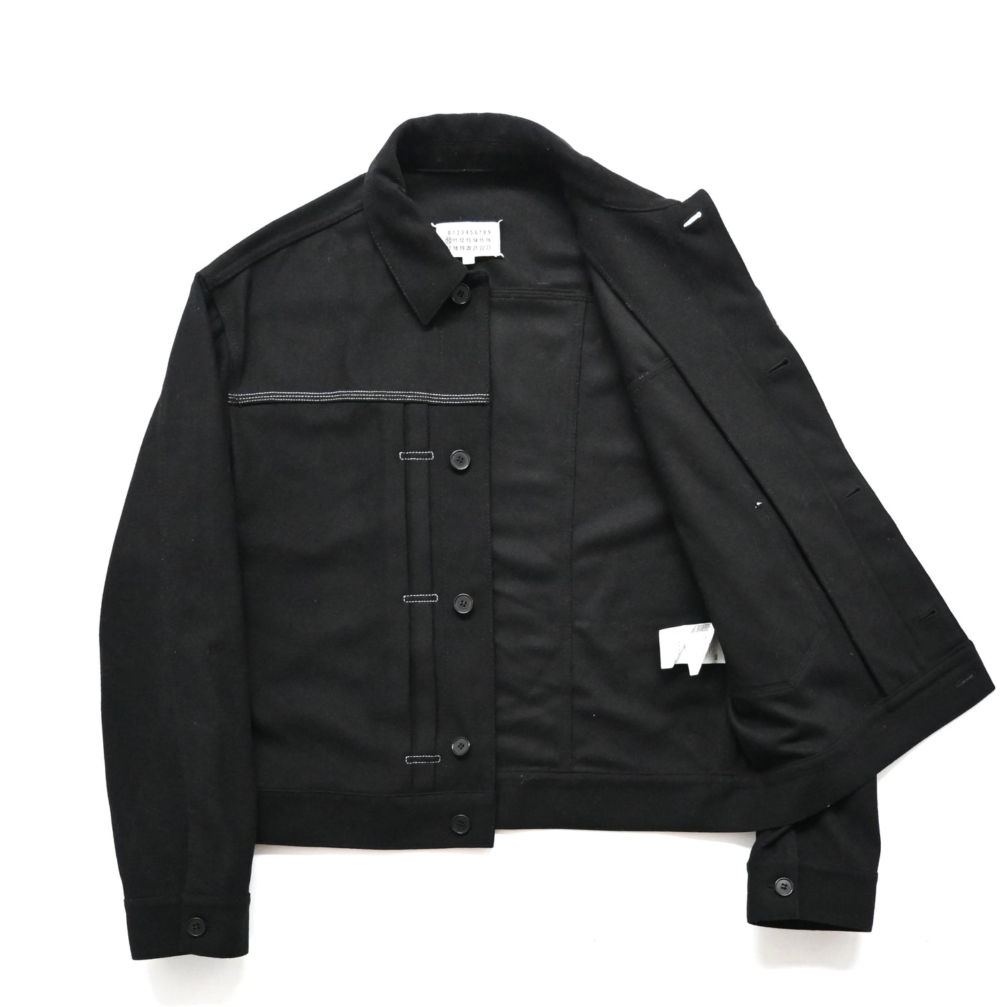 2017aw maison margiela stitch wool tracker jacket 50