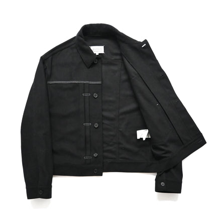 2017aw maison margiela stitch wool tracker jacket 50