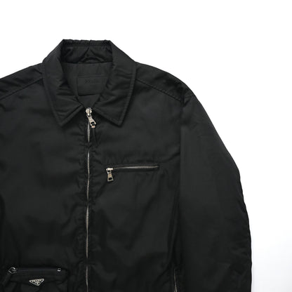 2000s prada front pocket nylon blouson S