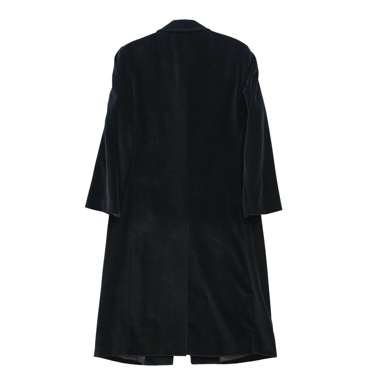 1990s gianfranco ferre velour long coat 48