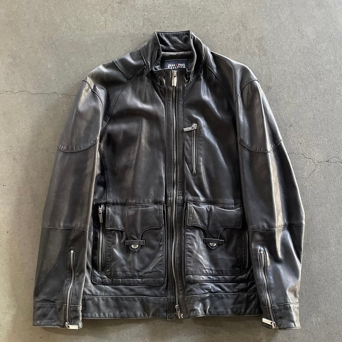 2000s Jean paul gaultier leather jacket
50