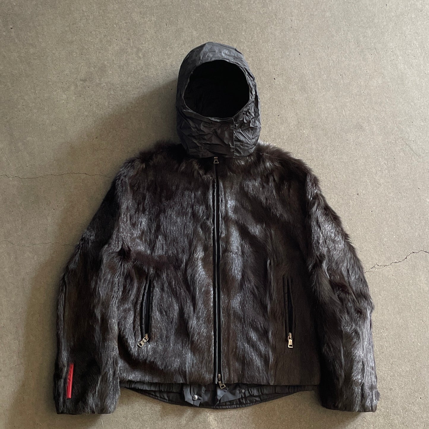 1999aw prada sport fur blouson S