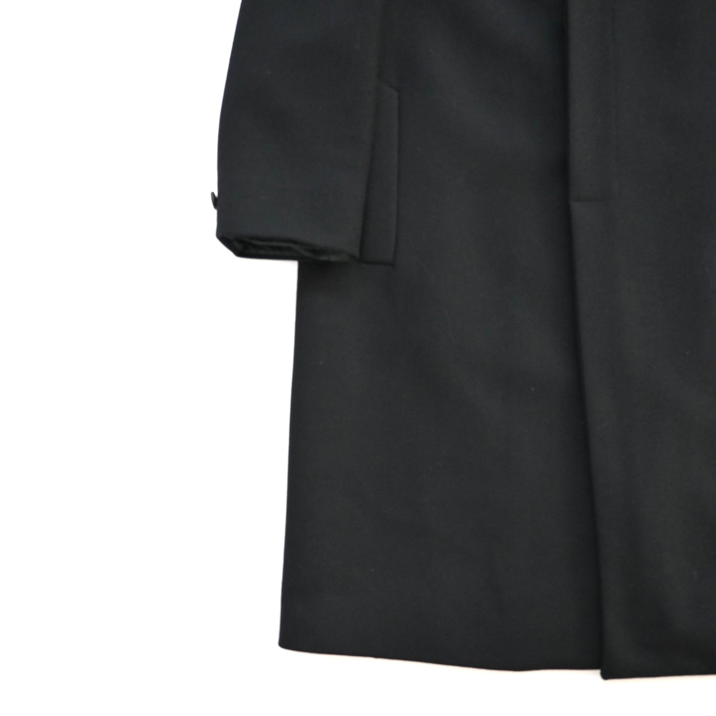 1990s versace wool  leather piping coat 52