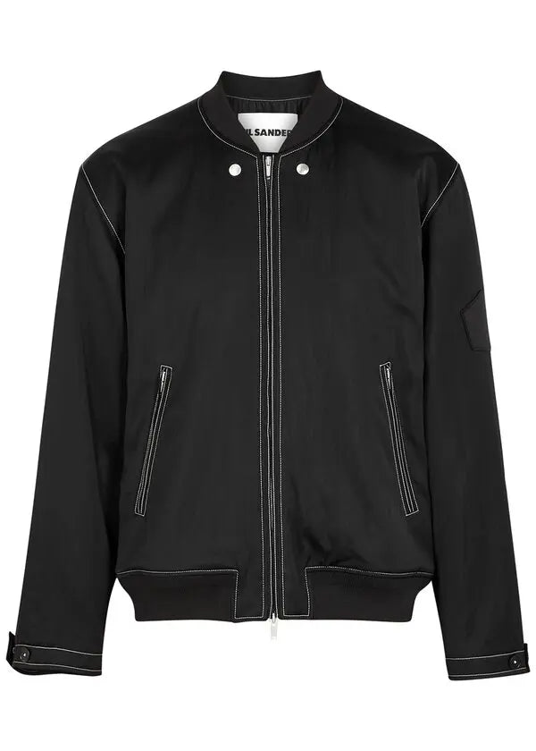 2021ss jil sander satin bomber  jacket 48