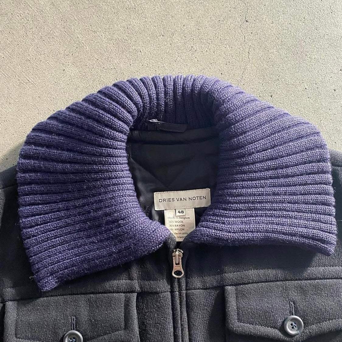 1997aw dries van noten docking blouson
48