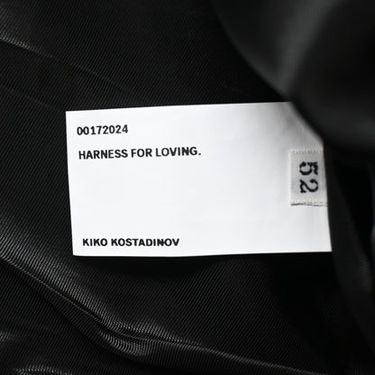 2024aw kiko kostadinov black jacklight jacket 52