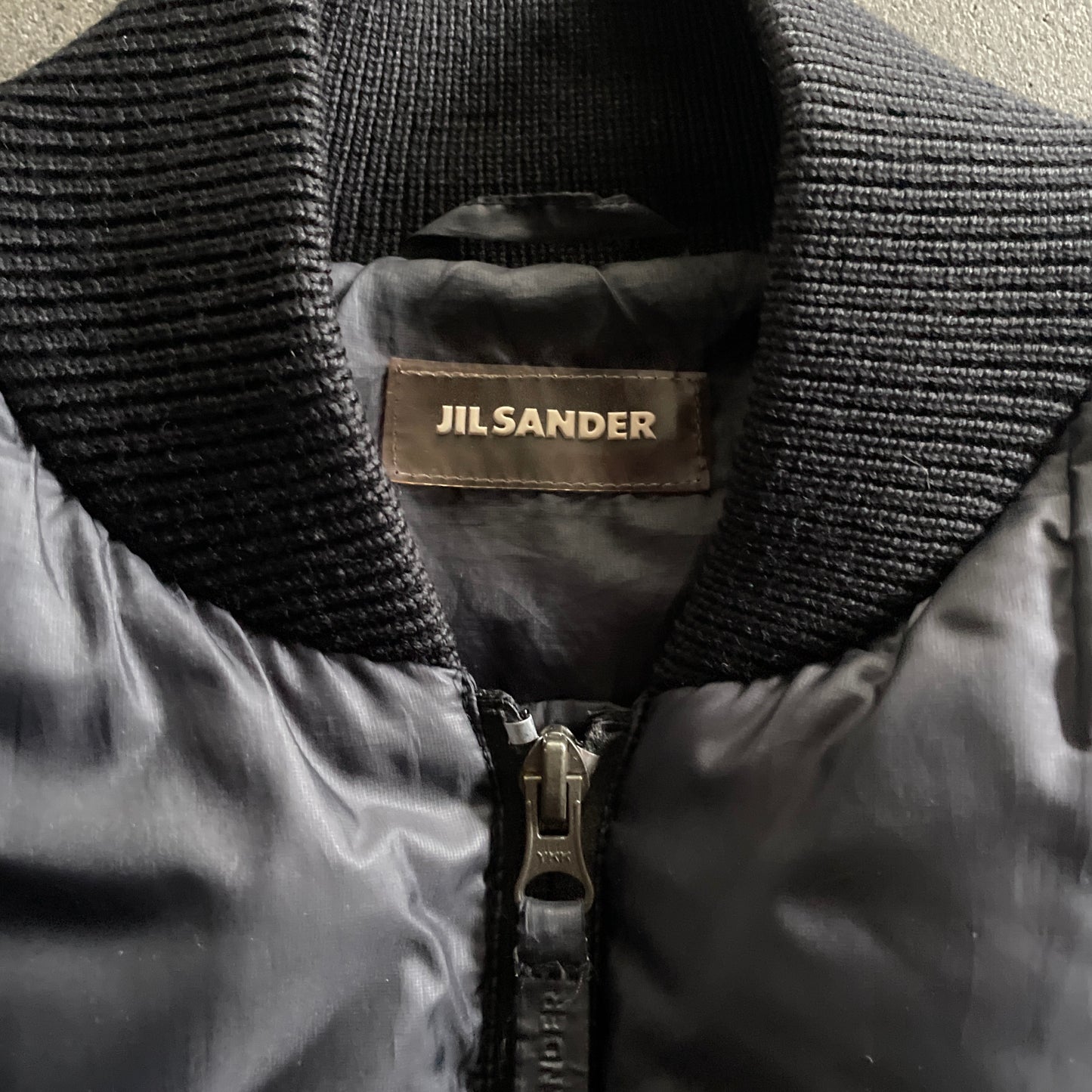 2000s jil sander nylon down ma-1 jacket 48