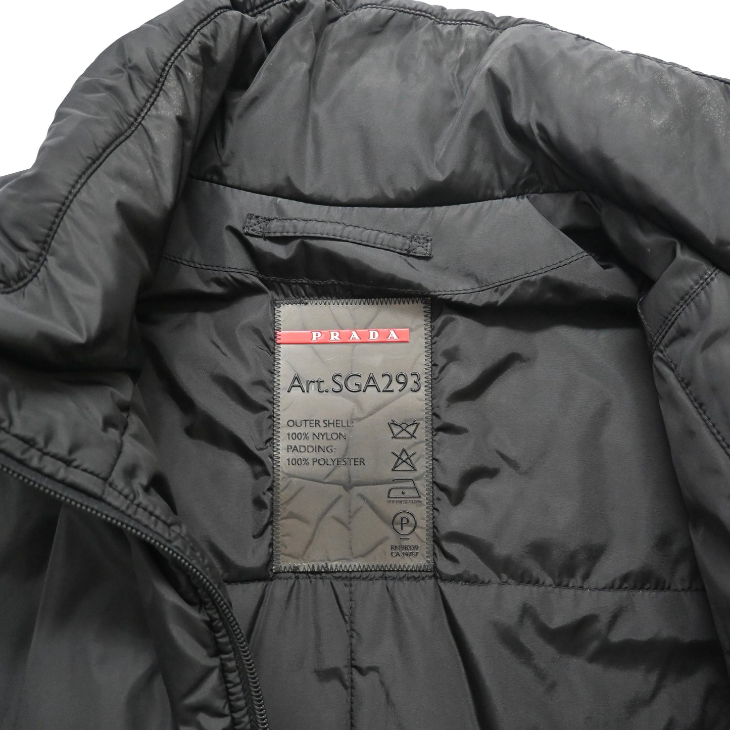2000s prada sports sga293 down jacket 50