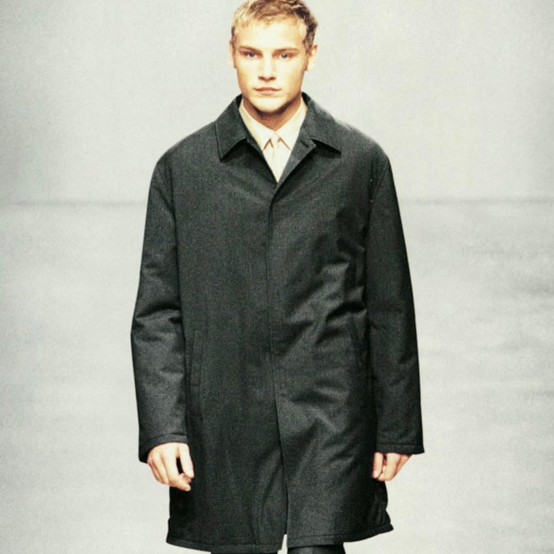 1998aw prada cotton half coat M