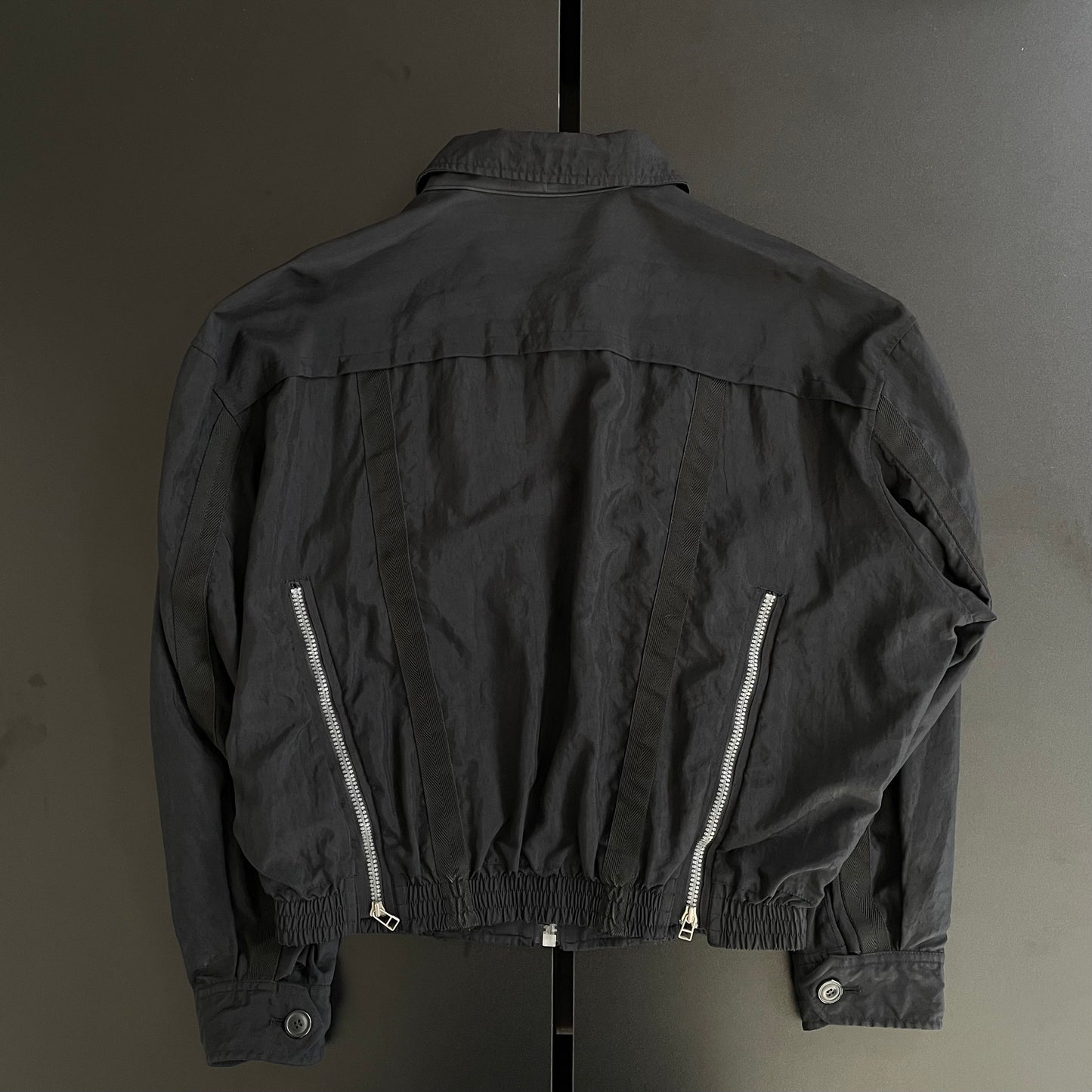 1993ss issey miyake lengthy two-way zippers reversible short  blouson L