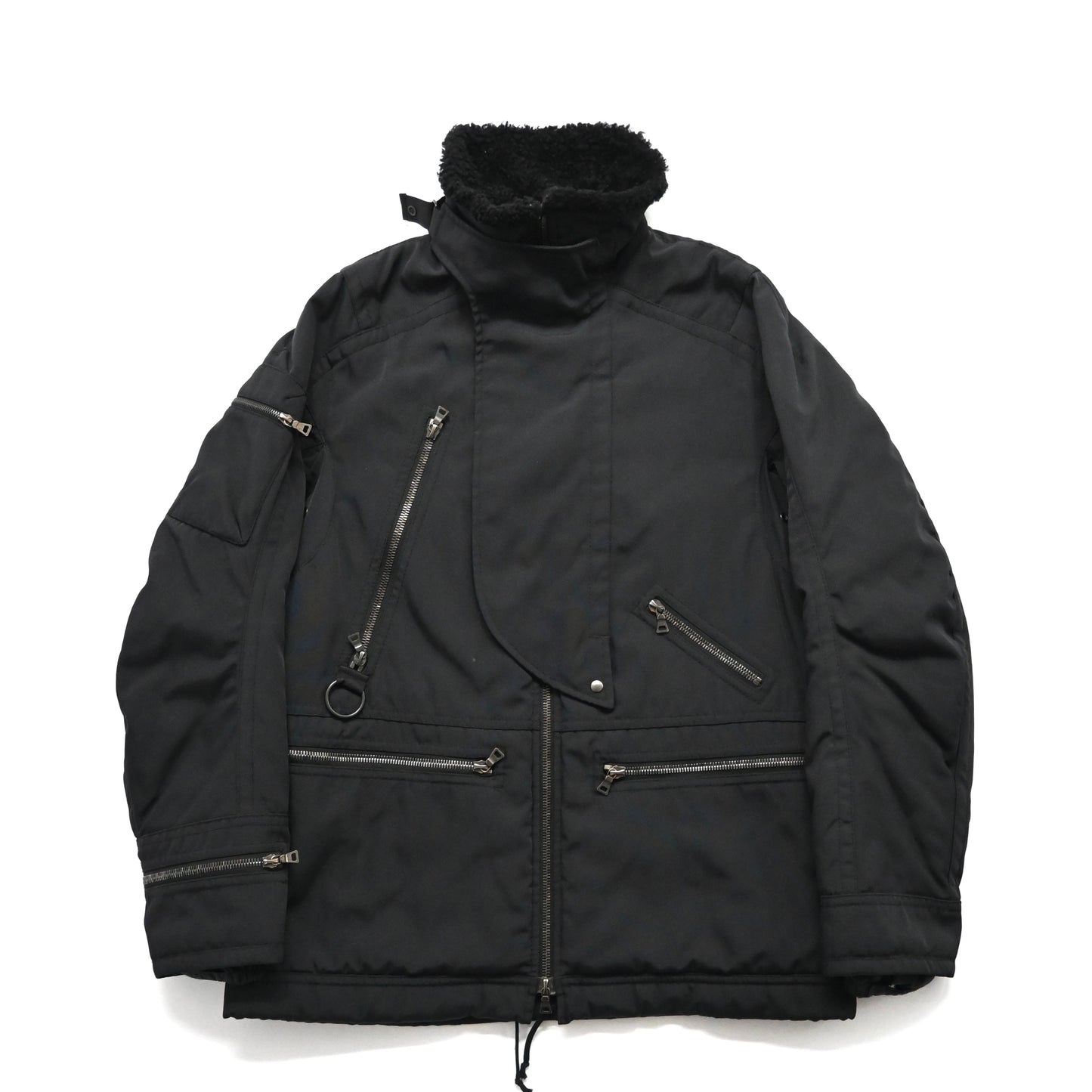 2000s prada sports boa docking  nylon gimmick jacket 54