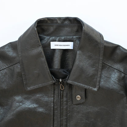 2023ss kiko kostadinov murad leather jacket 50