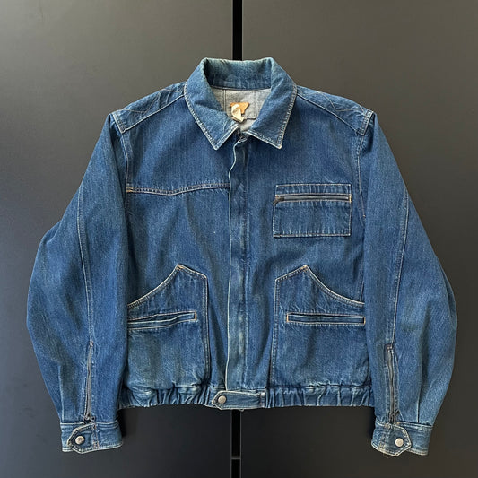 1982aw giorgio armani denim bomber jacket 48