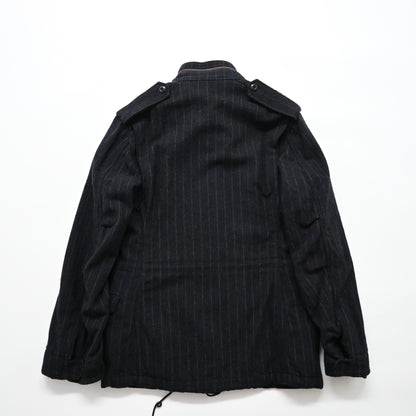 2006aw junya watanabe comme des garcons M-65 stripe wool jacket S